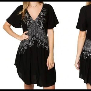 O’Neill Clovis Dress Black White Tillys Tunic: XS